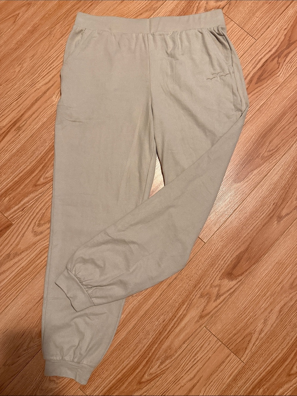 Women's Track Joggers in Light Khaki